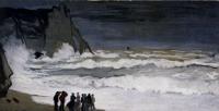 Monet, Claude Oscar - Rough Sea At Etretat